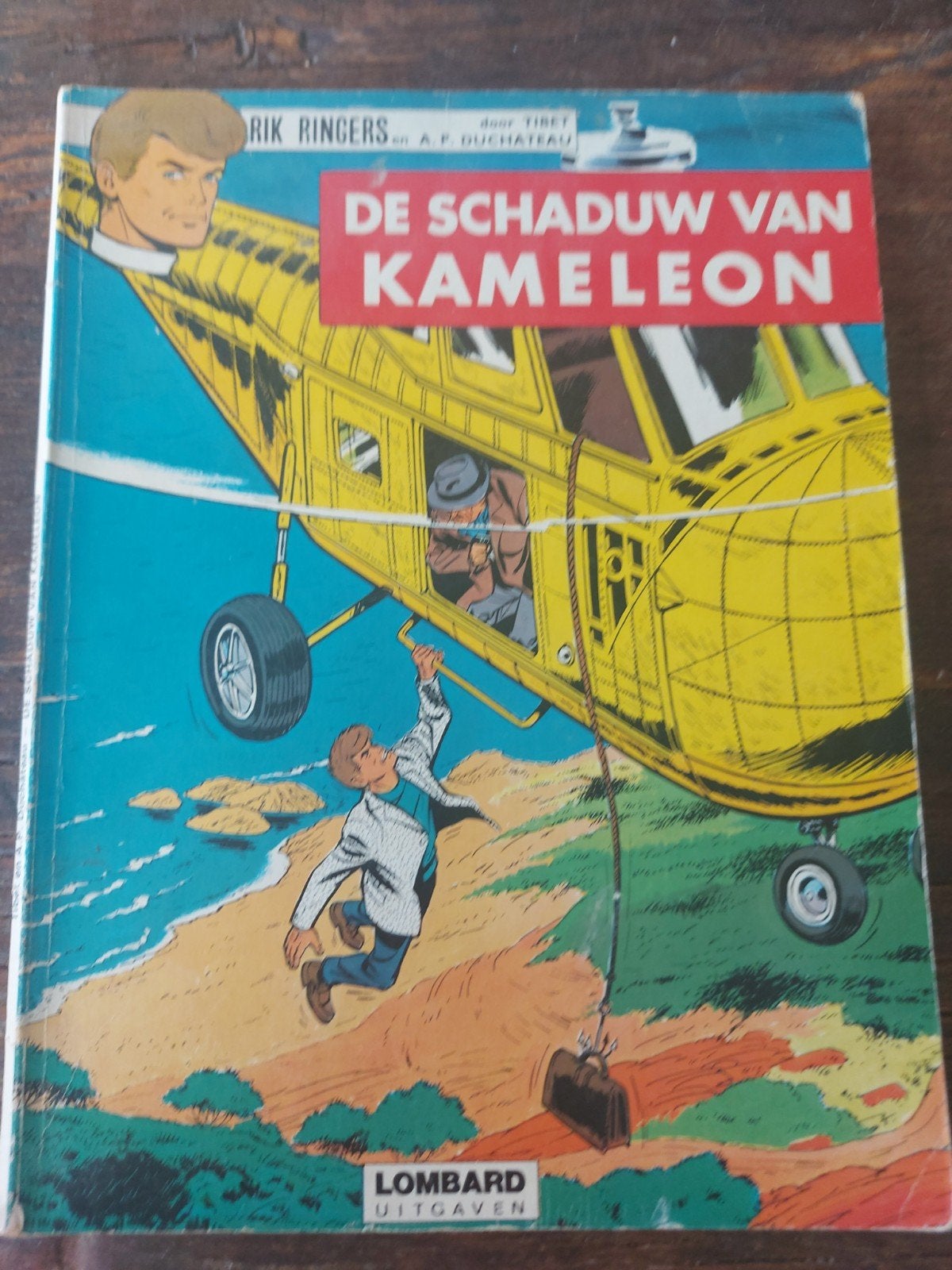 Rik Ringers De schaduw van Kameleon 1974, Gelezen, Eén stripboek, Ophalen of Verzenden, Tibet en A.P. Duchateau
