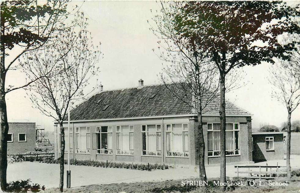 304-032-005 Strijen Mookhoek OL School, Verzamelen, Ophalen of Verzenden, Voor 1920, Zuid-Holland
