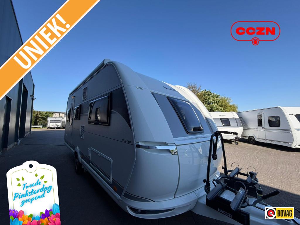 Hobby Maxia 495 UL, Caravans en Kamperen, Caravans, Rondzit, Hobby, Bedrijf, Schokbreker