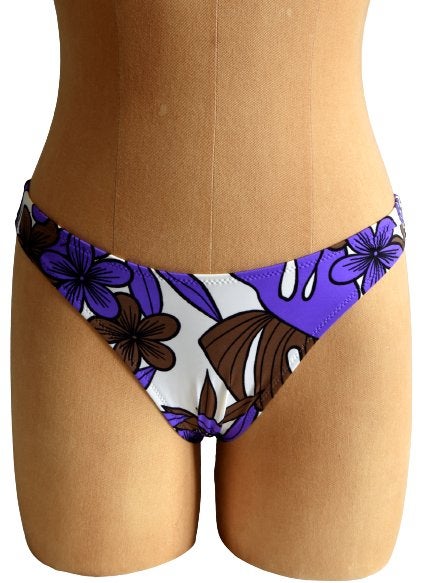 Nieuw ORY bikini broekje, paars/bruin/wit, Mt. S, Kleding | Dames, Ory, Zo goed als nieuw, Zwembroek of Short, Meerkleurig