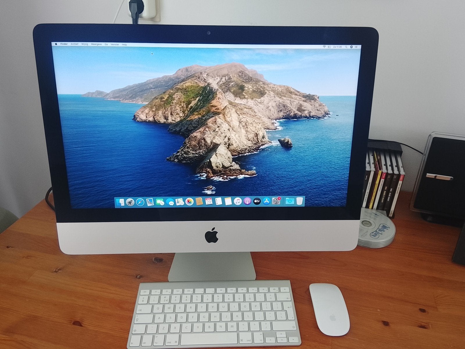 iMac 21,5" Late 2012, 16GB RAM, 256GB SSD, Catalina, Computers en Software, Apple Desktops, Ophalen, Gebruikt, SSD, IMac