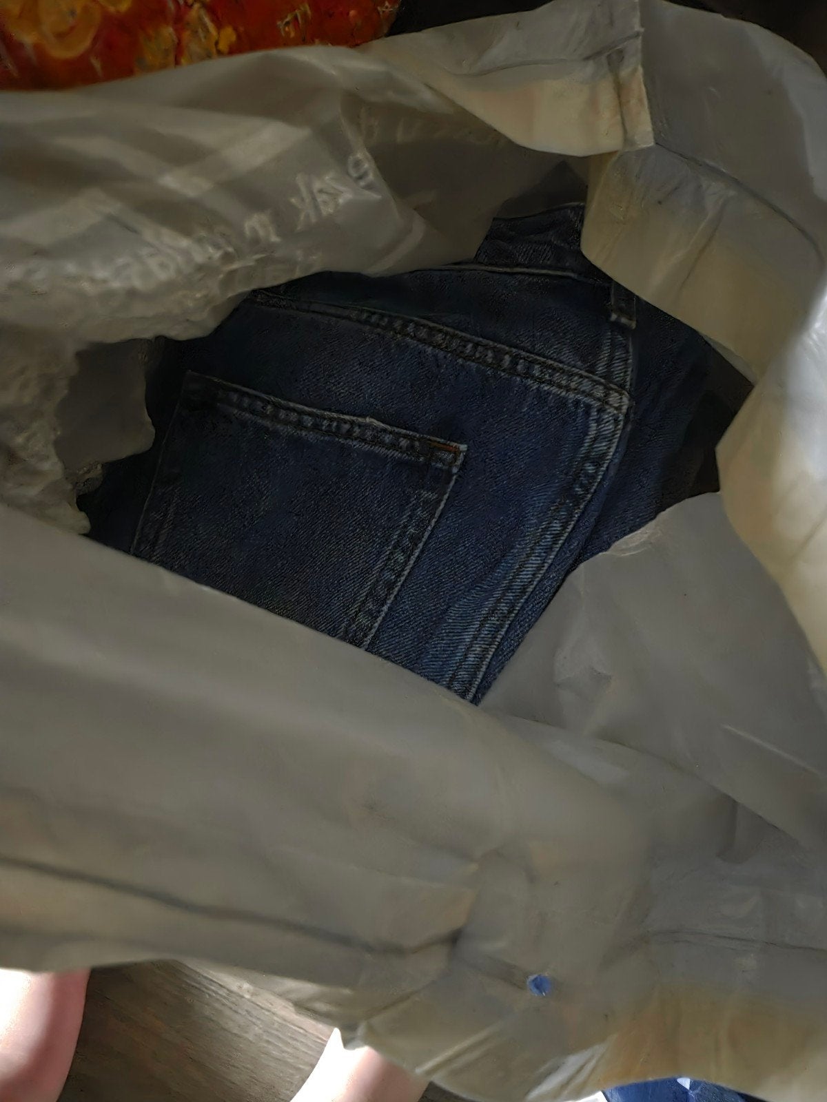 twee zak damens kleding maat S/M, Ophalen, Gedragen, Blauw, W28 - W29 (confectie 36)