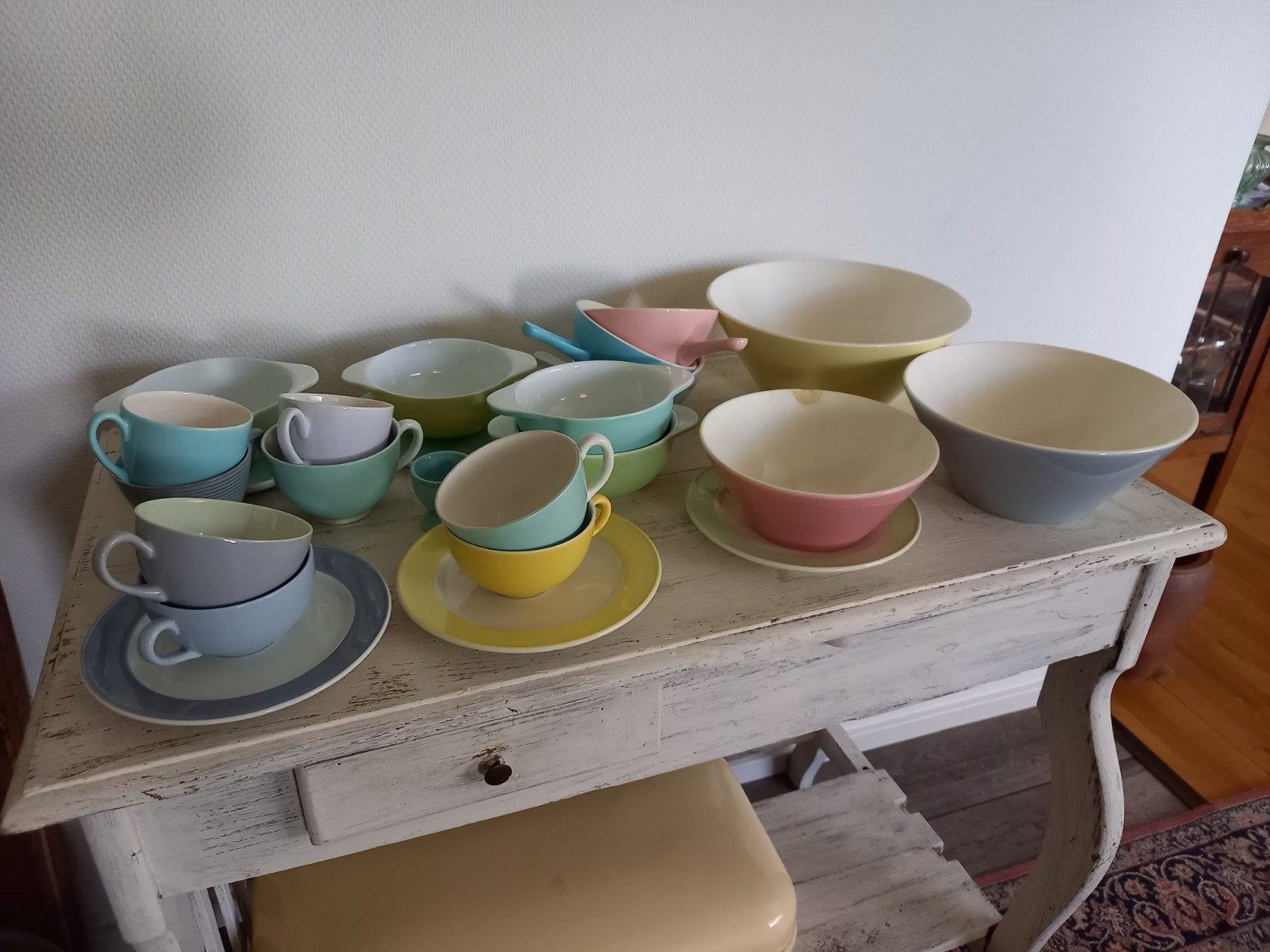 retro jaren 60 servies ,van alles wat, Ophalen, Huis en Inrichting