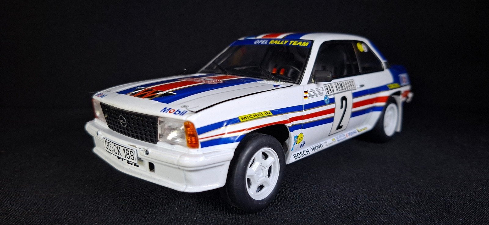 Opel Ascona 400 Rally Monte Carlo 1982, Hobby en Vrije tijd, Ophalen of Verzenden, Zo goed als nieuw, Overige merken