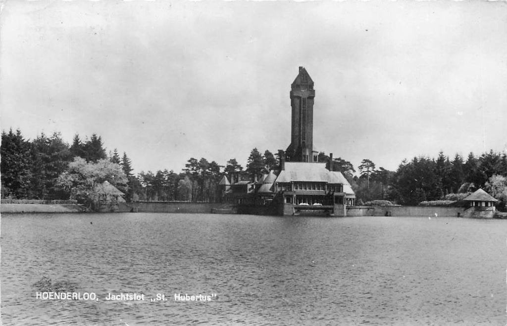 388-491-005 Hoenderloo Jachtslot St Hubertus, Verzenden, Voor 1920, Gelderland