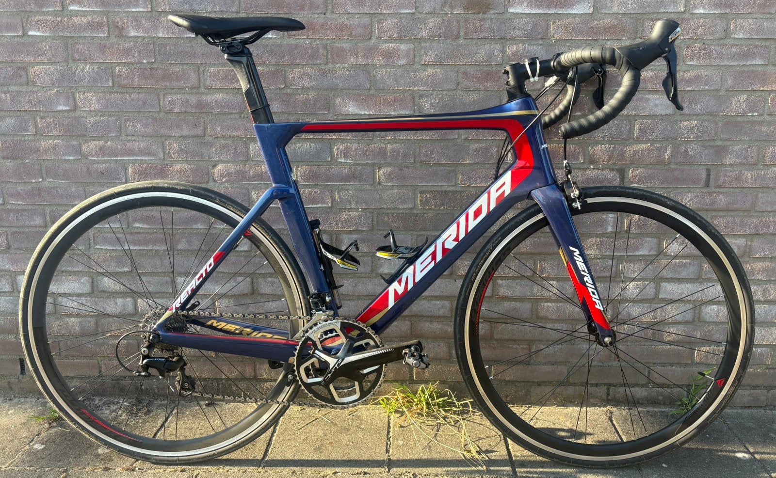 Merida reacto cadbon racefiets maat L, Carbon, Zo goed als nieuw, Meer dan 20 versnellingen, Ophalen