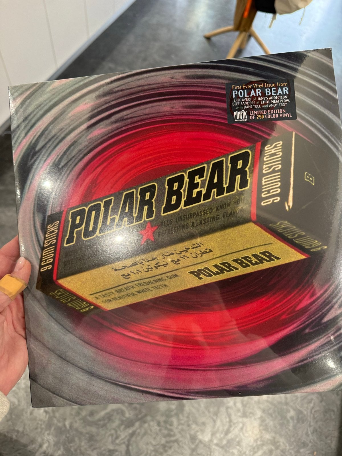 Polar Bear - 9 Gum Sticks - Limited Edition Colored Vinyl, Colored vinyl, Ophalen of Verzenden, Nieuw in verpakking, 12 inch