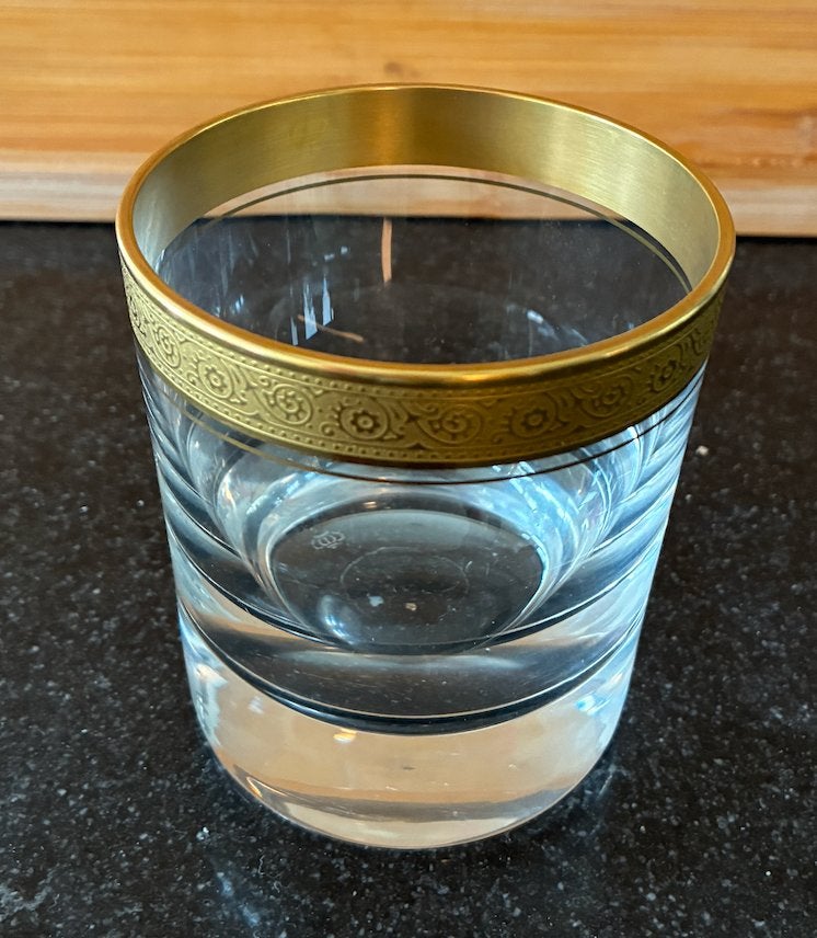 12 x Kristal Whiskey Glazen | Theresienthal | Verguld, Antiek en Kunst, Ophalen of Verzenden
