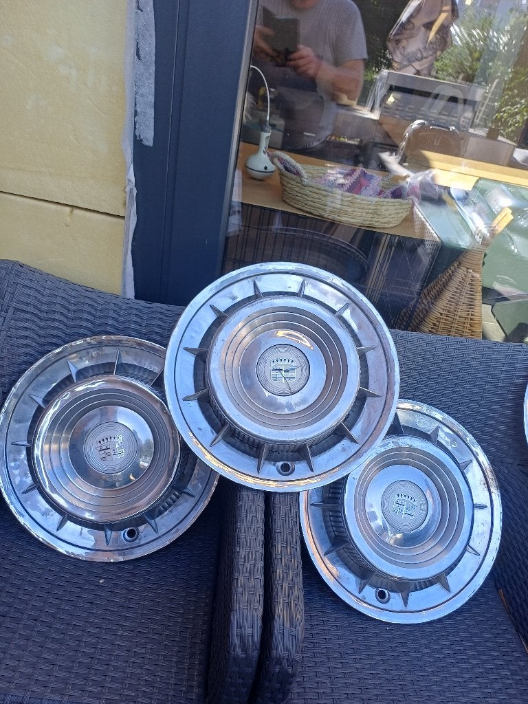 Wieldeksels cadillac eldorado 58, Ophalen of Verzenden, Gebruikt, Cadillac