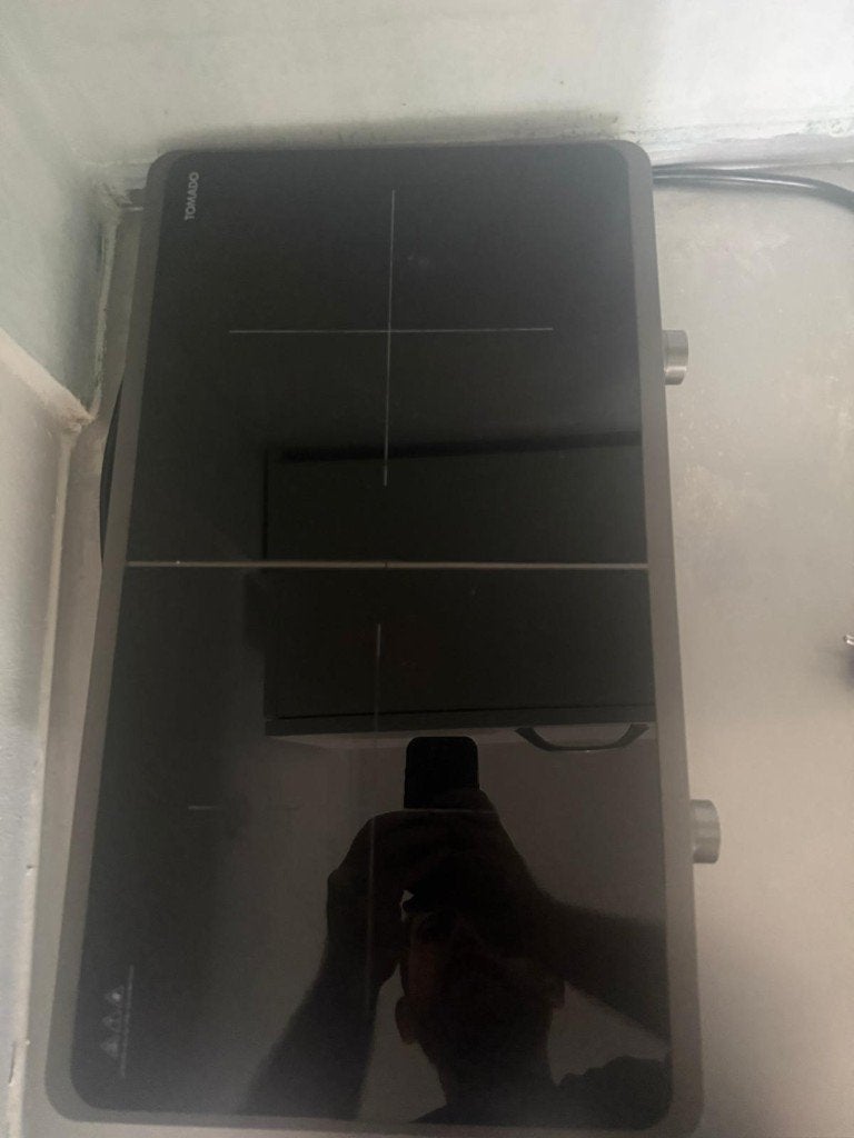 Tomado TIH3501S dubbele inductiekookplaat – 2 kookzones, Witgoed en Apparatuur, Kookplaten, Ophalen, 3 kookzones of minder, Zo goed als nieuw