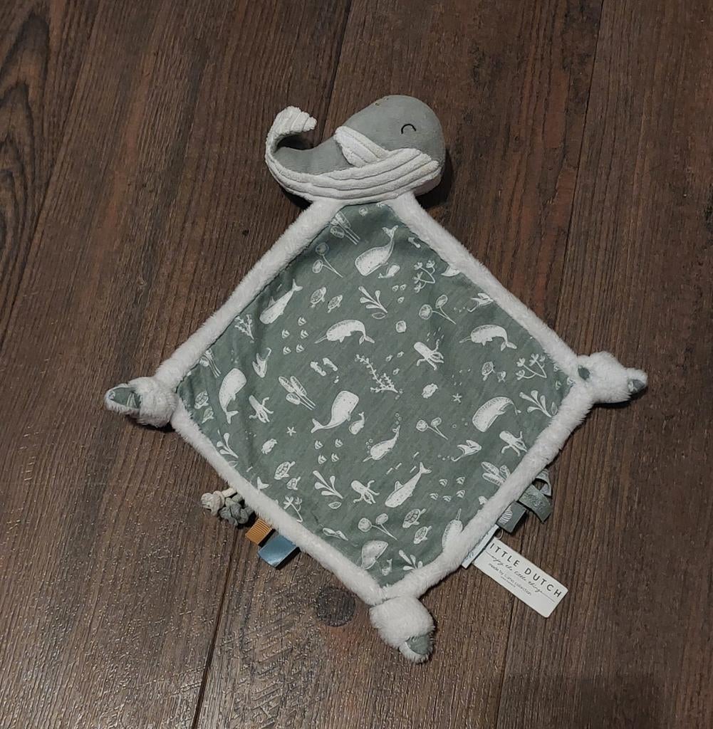 Little dutch knuffeldoek Walvis, Kinderen en Baby's, Speelgoed | Knuffels en Pluche, Ophalen of Verzenden, Zo goed als nieuw