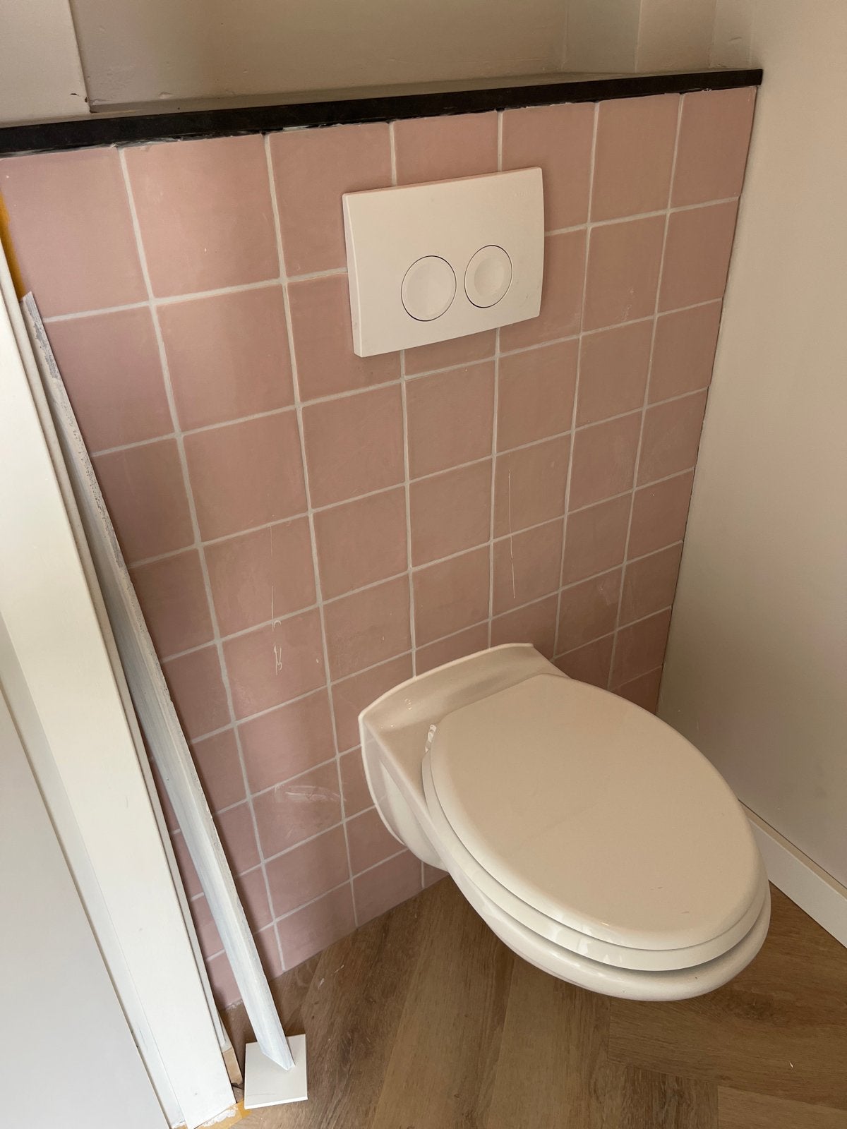 Roze wandtegels, 4 doosjes, nieuw, Doe-het-zelf en Verbouw, Tegels, Ophalen, Nieuw, Minder dan 20 cm, Minder dan 5 m²