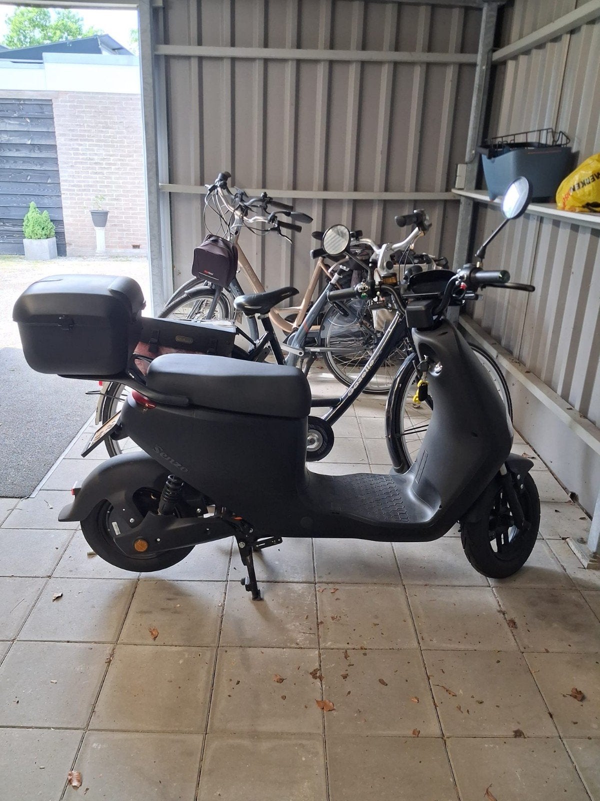 Senzo balnace mat zwart 45km/h elektrische brom scooter., Fietsen en Brommers, Scooters | Overige merken, Ophalen, Zo goed als nieuw