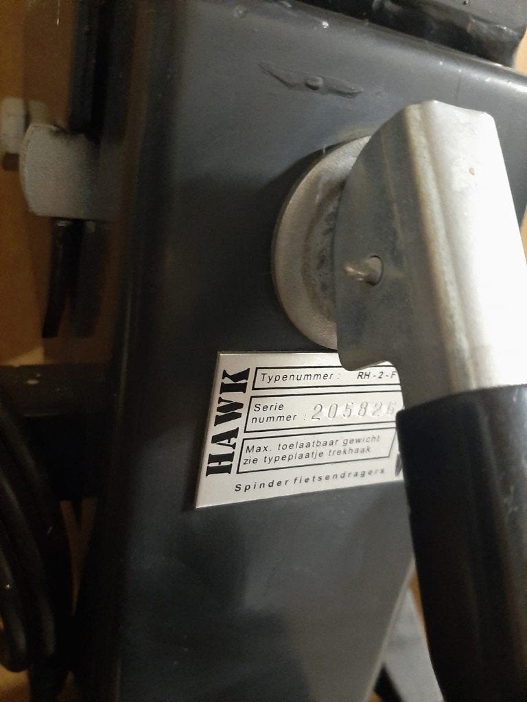 Hawk Spinder Trekhaakdrager RH-2-F voor 2 fietsen, Auto diversen, Fietsendragers, Ophalen, 2 fietsen, Gebruikt, Trekhaakdrager