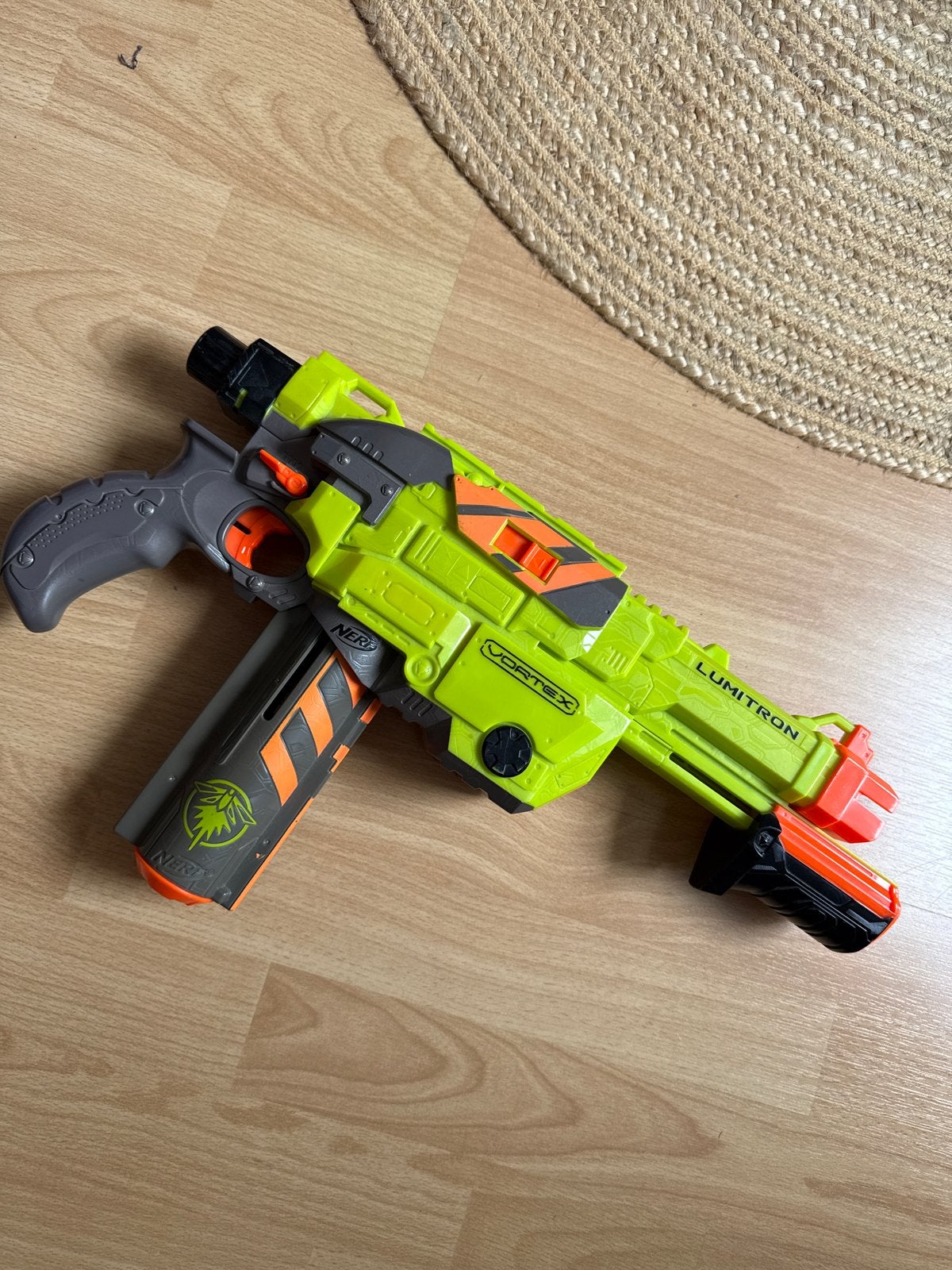 Nerf Vortex Lumitron Blaster - Lichtgevende schijven, Ophalen of Verzenden, Gebruikt