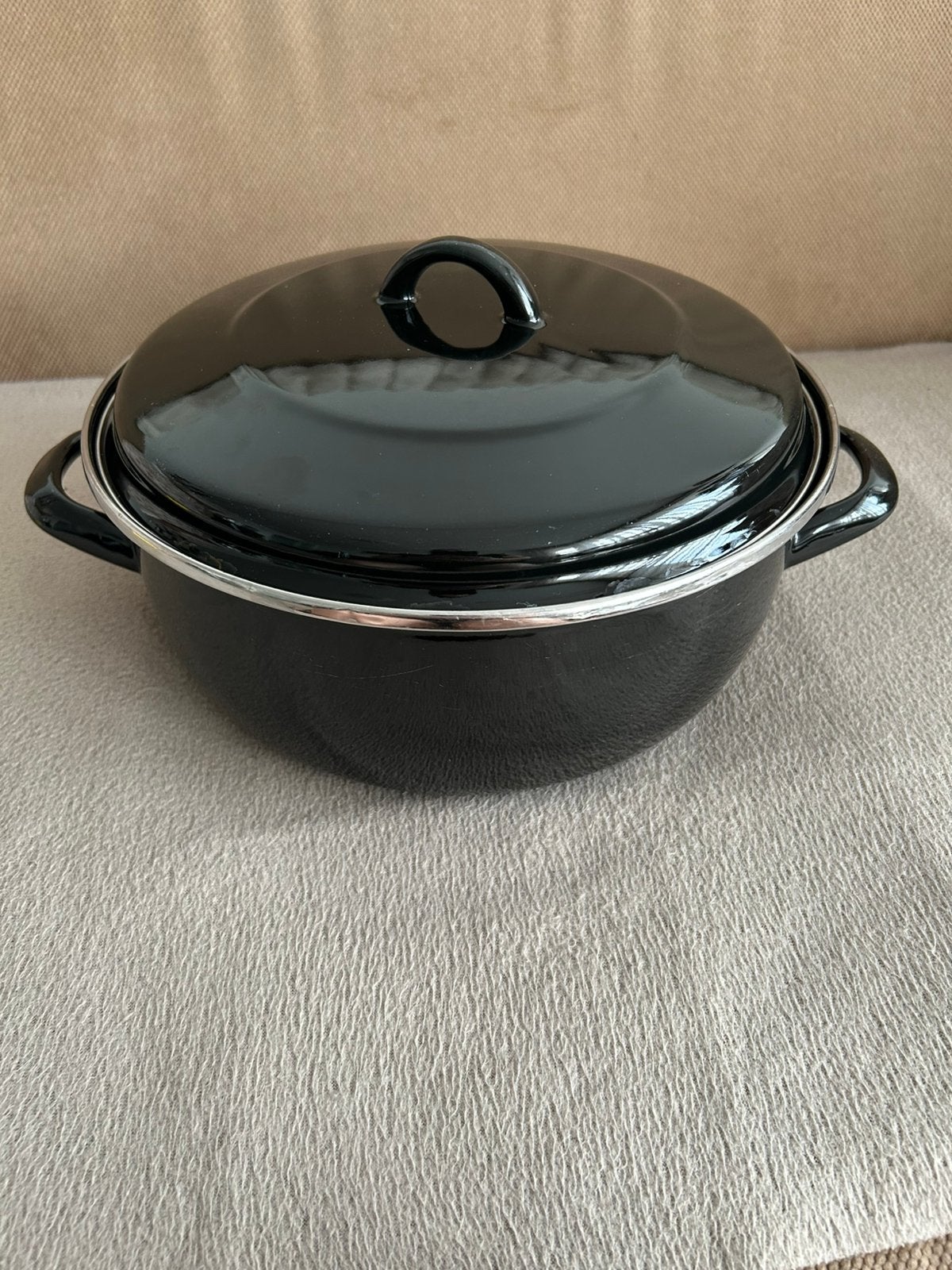 Grote zwarte pan, Ophalen, Gebruikt, Gietijzer