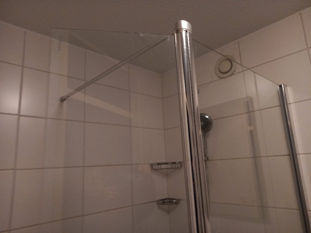 Douchewand 80cm +33 cm, Doe-het-zelf en Verbouw, Ophalen, Gebruikt, Glas, Douche