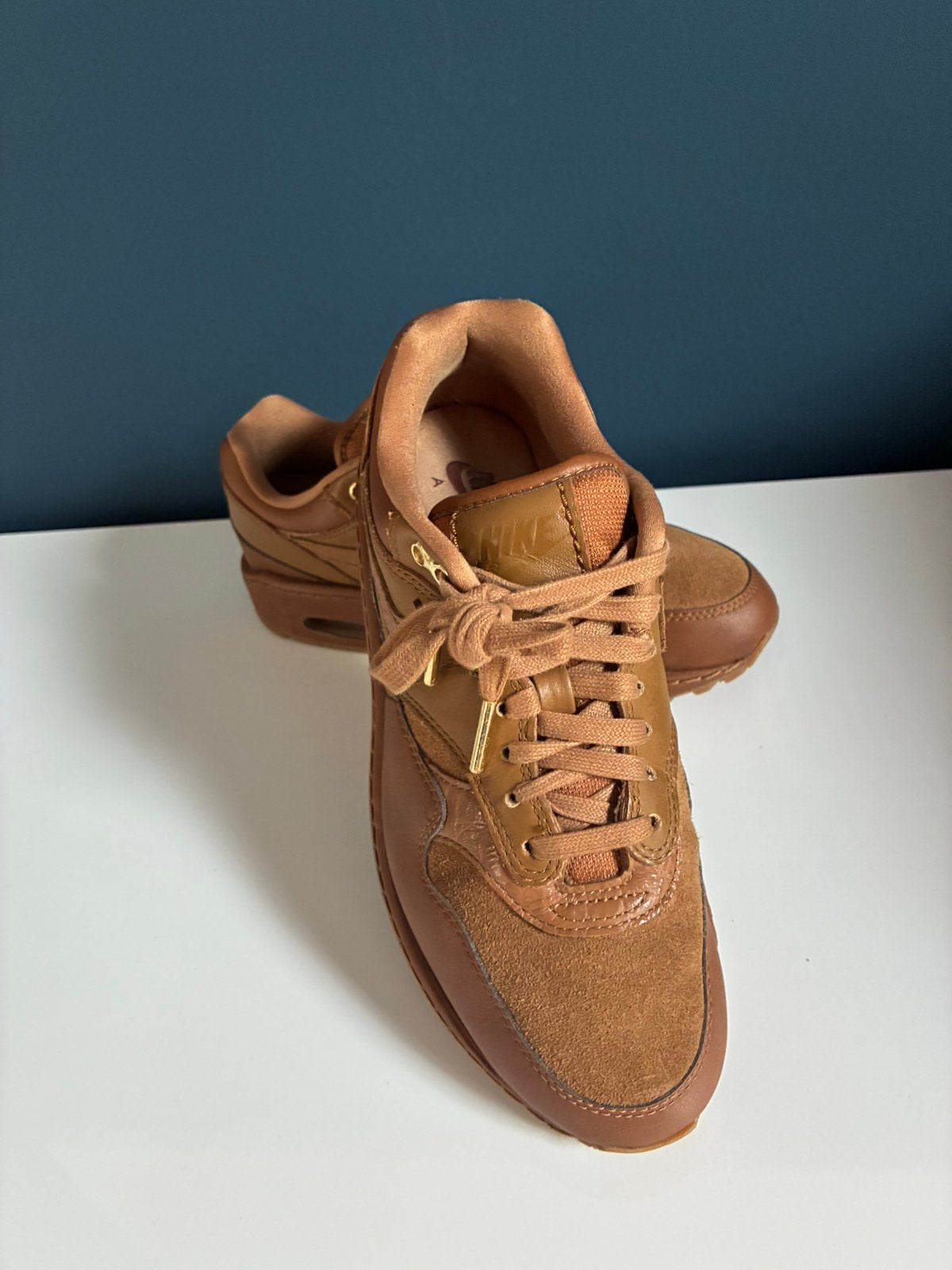 Nike Air Max 1 ‘87 brown gum  US7,5 Nl 38  limited edition, Bruin, Ophalen of Verzenden, Sneakers of Gympen, Zo goed als nieuw