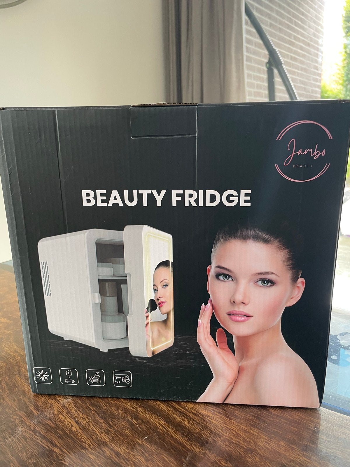 Roze Beauty Fridge - Nieuw in verpakking, Witgoed en Apparatuur, Koelkasten en IJskasten, Ophalen, Zonder vriesvak, Nieuw, Minder dan 75 liter