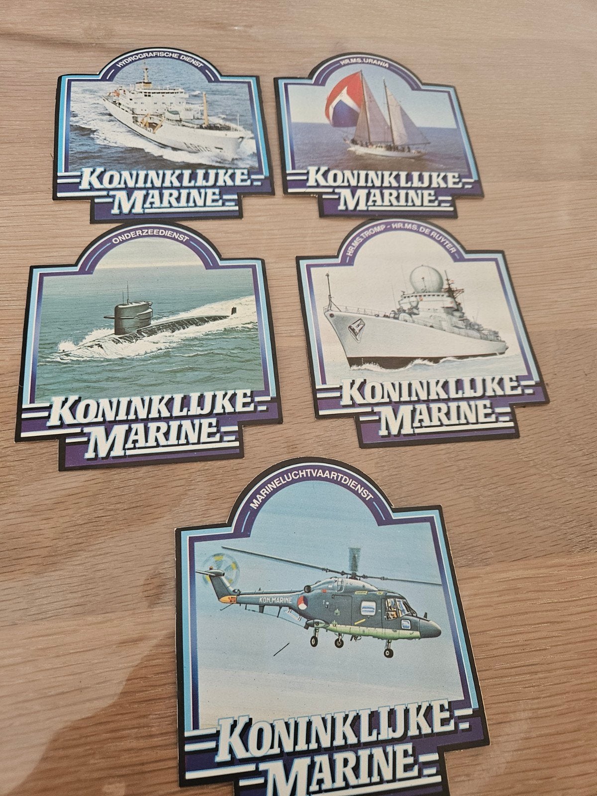 koninklijke Marine stickers, Ophalen of Verzenden, Zo goed als nieuw