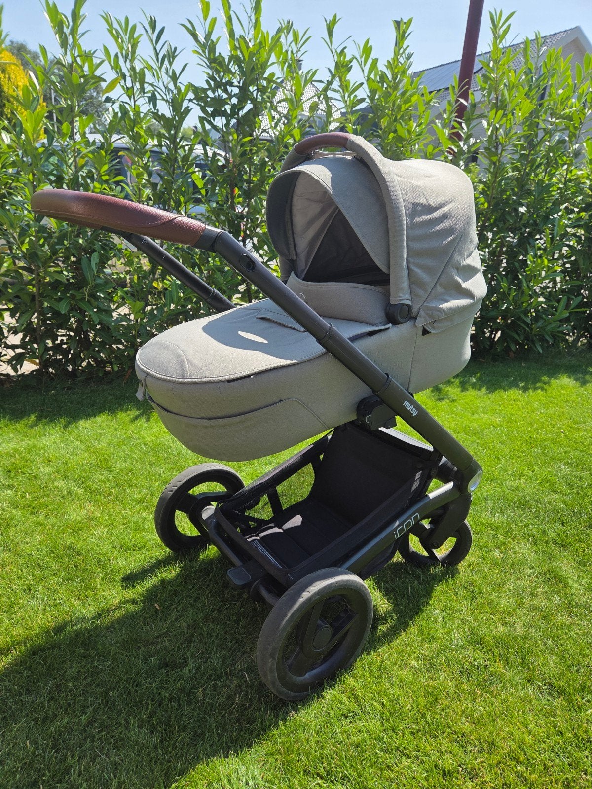 Mutsy Icon vision jade green kinderwagen, Ophalen, Gebruikt, Combiwagen, Mutsy