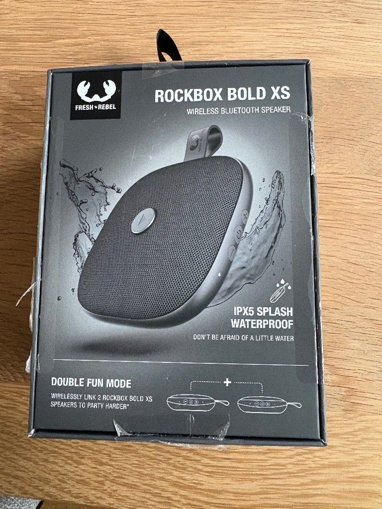 Rockbox Bold XS speaker, Overige merken, Overige typen, Ophalen of Verzenden, Zo goed als nieuw