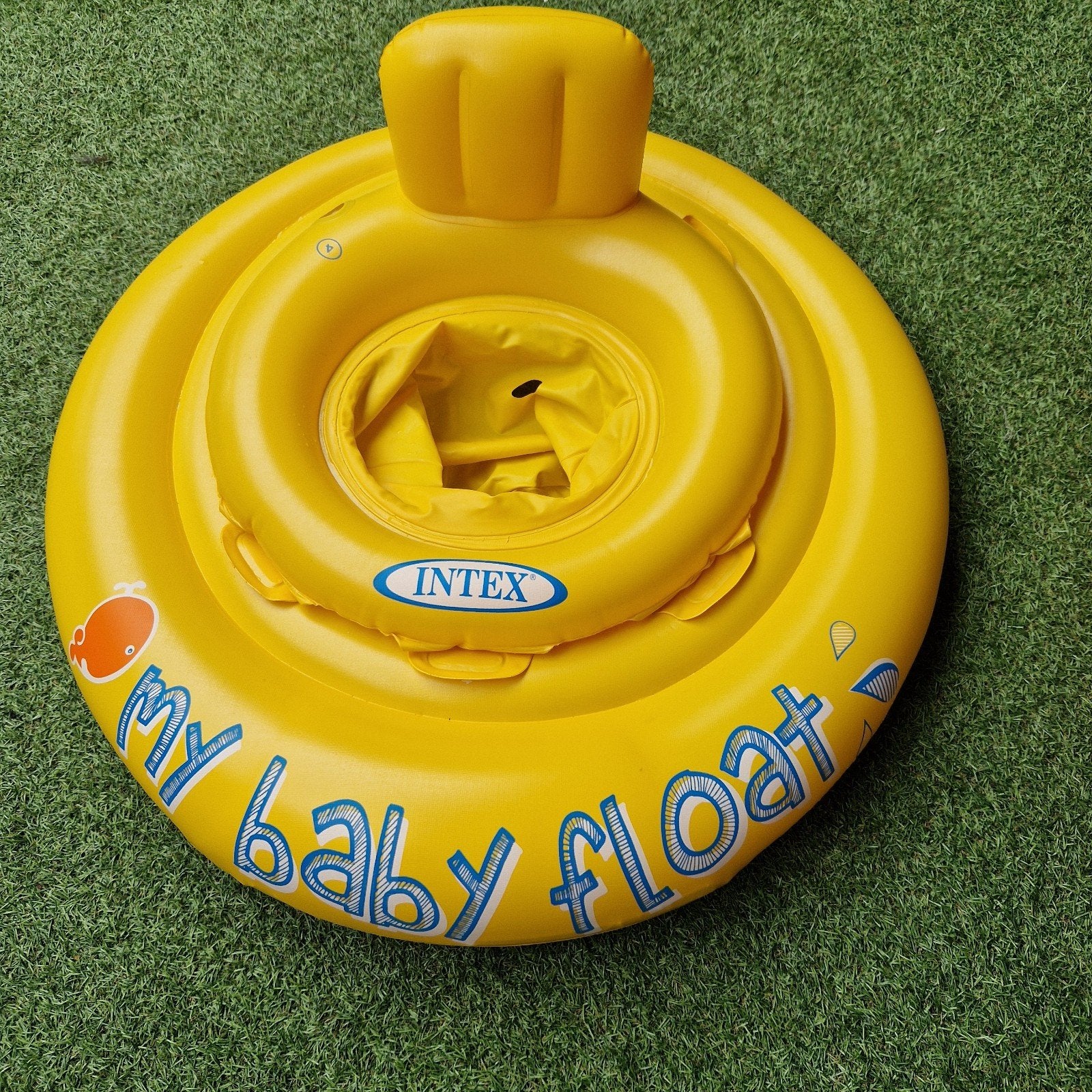 Intex My Baby Float Zwemband - Geel, Kinderen en Baby's, Zwemband, Intex, Ophalen of Verzenden, Zo goed als nieuw