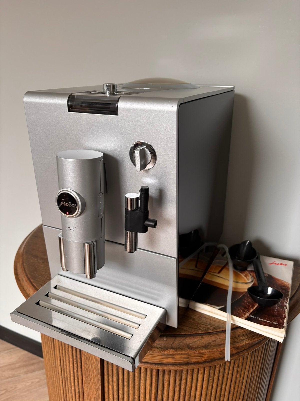 Jura ENA 7 koffiemachine | Ristretto black, Gebruikt, Koffiemachine, Ophalen of Verzenden, Afneembaar waterreservoir