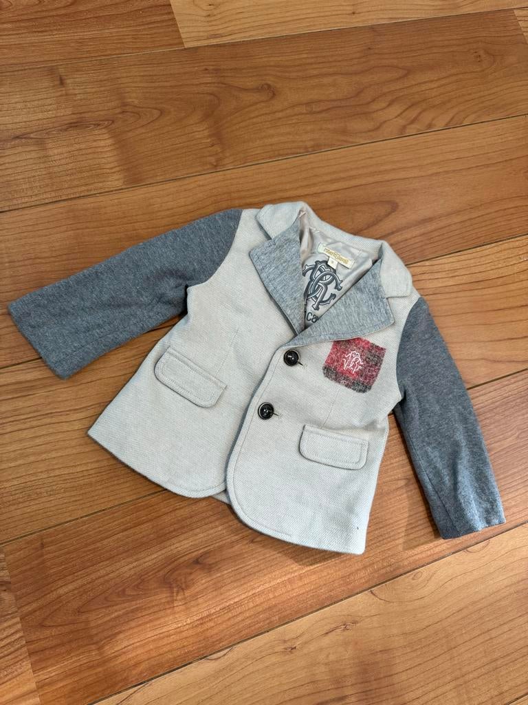 Roberto Cavalli blazer voor baby's - Maat 9M, Ophalen of Verzenden, Zo goed als nieuw, Jongen of Meisje, Jas