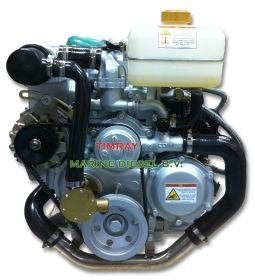 scheepsdiesel, Ophalen, Binnenboordmotor, Diesel, Nieuw