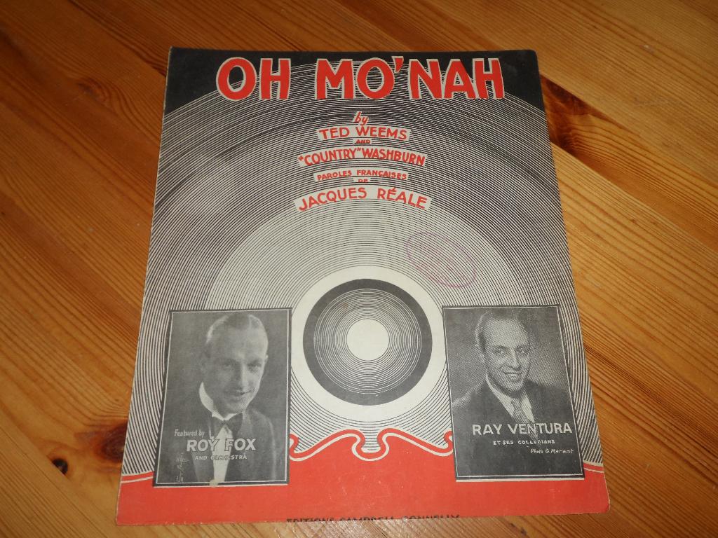 Oh mo' nah - weems / washburn, Zang, Gebruikt, Ophalen of Verzenden, Artiest of Componist