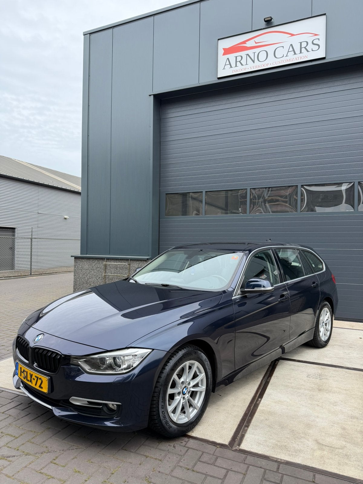 BMW 3-Serie 316i Touring 2013 Blauw - COMPLEET IN ORDE ✅, Startonderbreker, 4 cilinders, Blauw, Leder en Stof