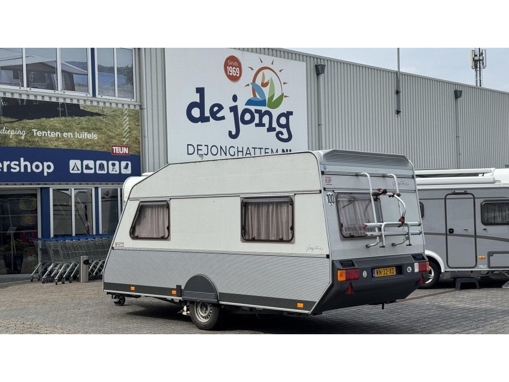 Kip Grey Line 44 TTZ Mover-Voortent-Airco, Caravans en Kamperen, Caravans, Schokbreker, Overige typen, Kip, Bedrijf