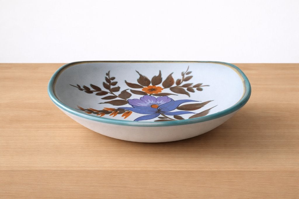 Vintage Flora Gouda schaal model Iris jaren 60, Antiek en Kunst, Ophalen of Verzenden