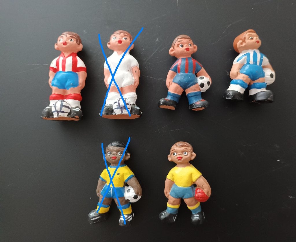 Alborox Spaanse Poppetjes: Voetbal, Verzamelen, Poppetjes en Figuurtjes, Ophalen of Verzenden, Zo goed als nieuw