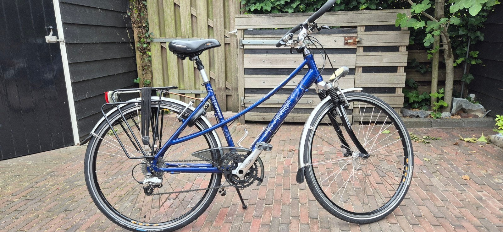 Jan Janssen Millennium Touring Damesfiets 49 cm, 28 inch, Gebruikt, Velgrem, Ophalen