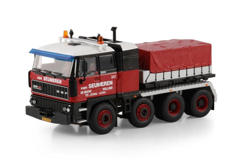 Van Seumeren; DAF 3600 8x4 + BALLASTBOX, Hobby en Vrije tijd, Modelauto's | 1:50, Nieuw, Ophalen of Verzenden, Bus of Vrachtwagen