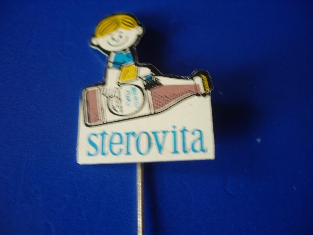 Speldje van Sterovita, Verzamelen, Verzenden, Zo goed als nieuw, Merk, Speldje of Pin