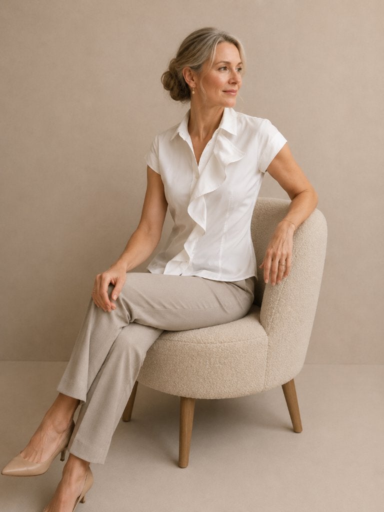 Max Mara blouse wit EU 38, luxe katoenen designer blouse, Maat 38/40 (M), Verzenden, Wit, Max Mara