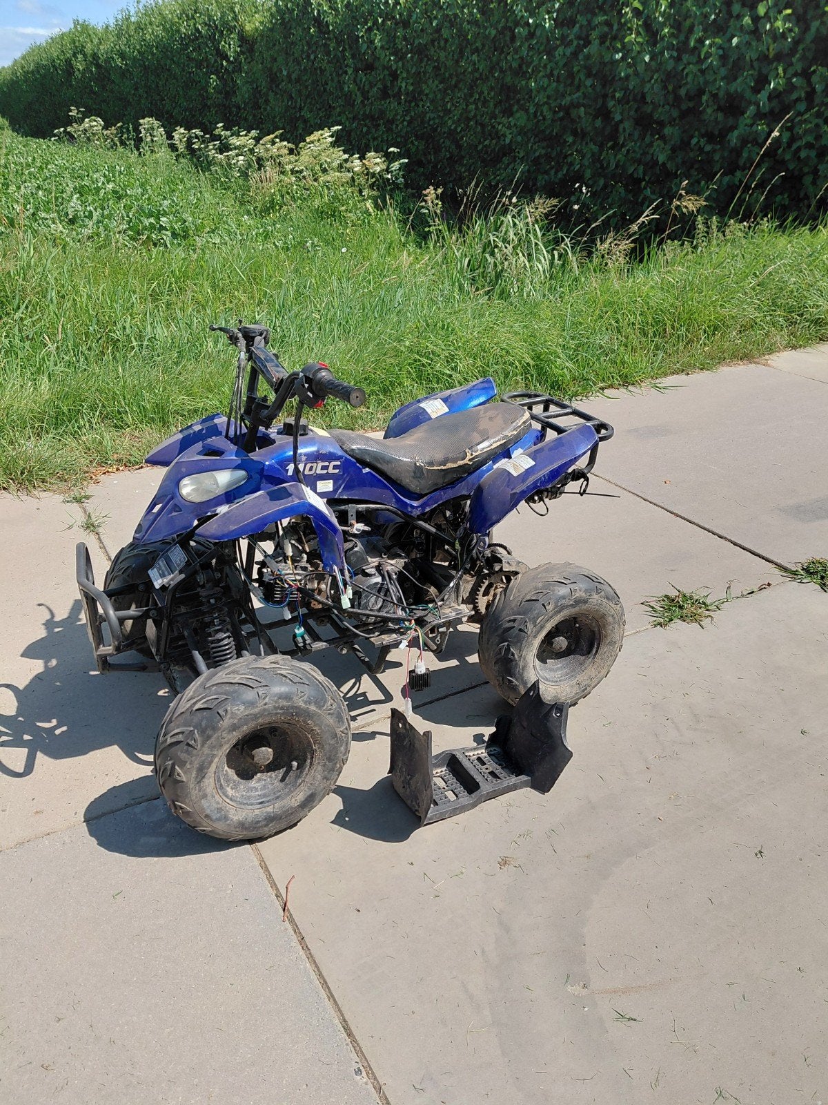 Quad 110cc ruilen mogelijk, Ophalen, Gebruikt, 110 cc, Overige merken