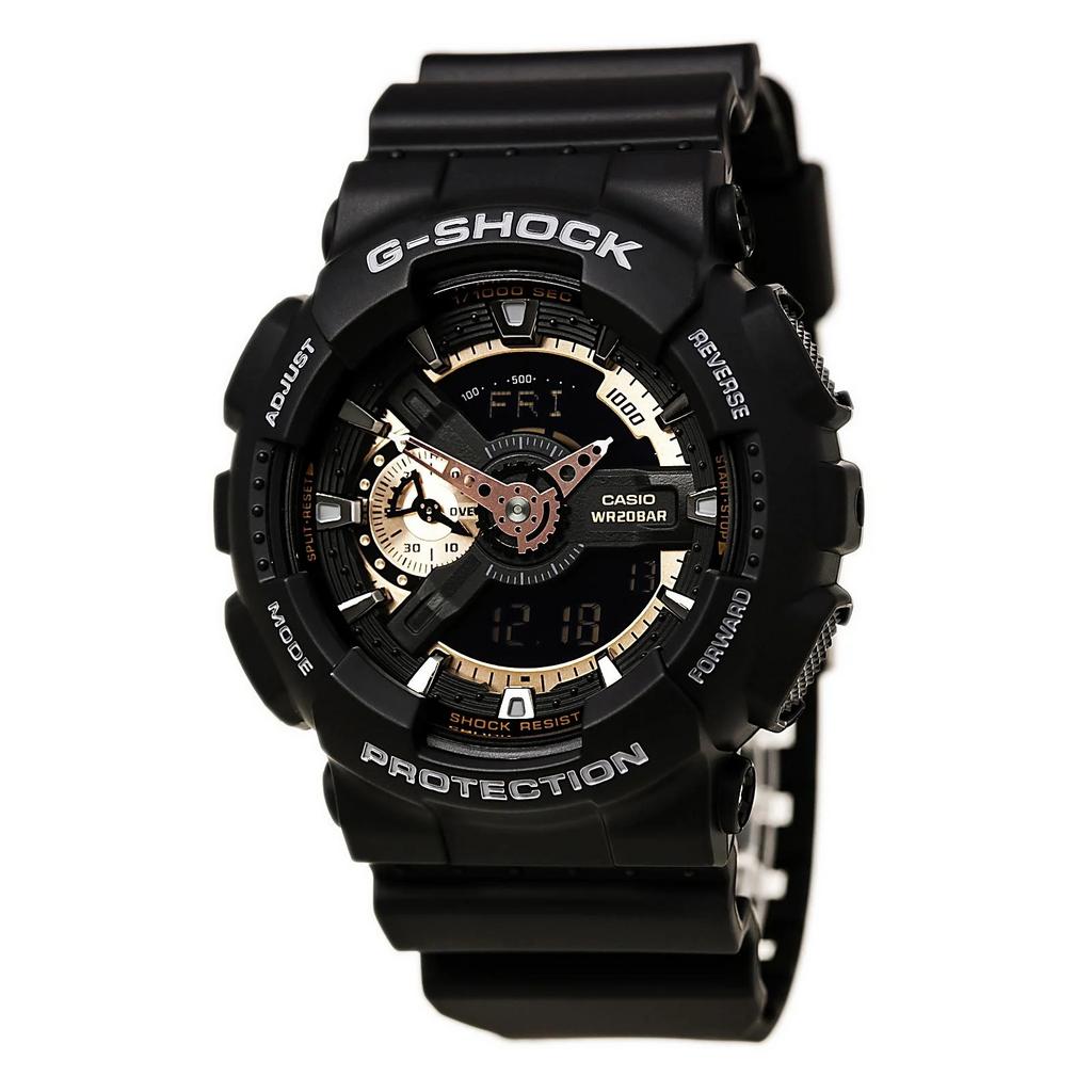 Casio G-Shock GA110RG-1A - Stoer horloge roségouden details, Casio, Kunststof, Polshorloge, Nieuw