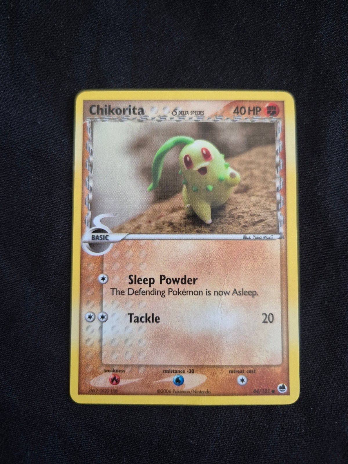 Chikorita (Delta Species) Common EX Dragon Frontiers 44/101, Ophalen of Verzenden, Gebruikt