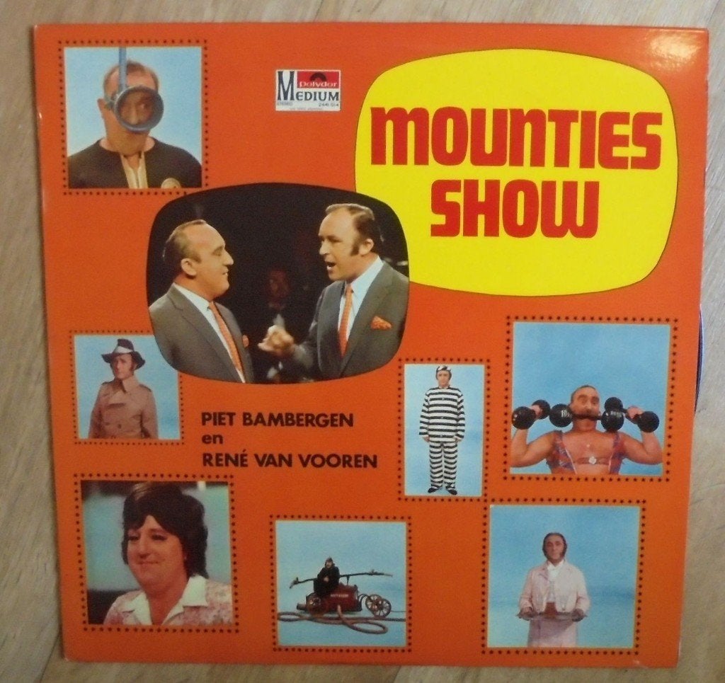 cabaret LP DE MOUNTIES mounties show, Cd's en Dvd's, LP, Cabaret of Kleinkunst, Ophalen of Verzenden, Zo goed als nieuw