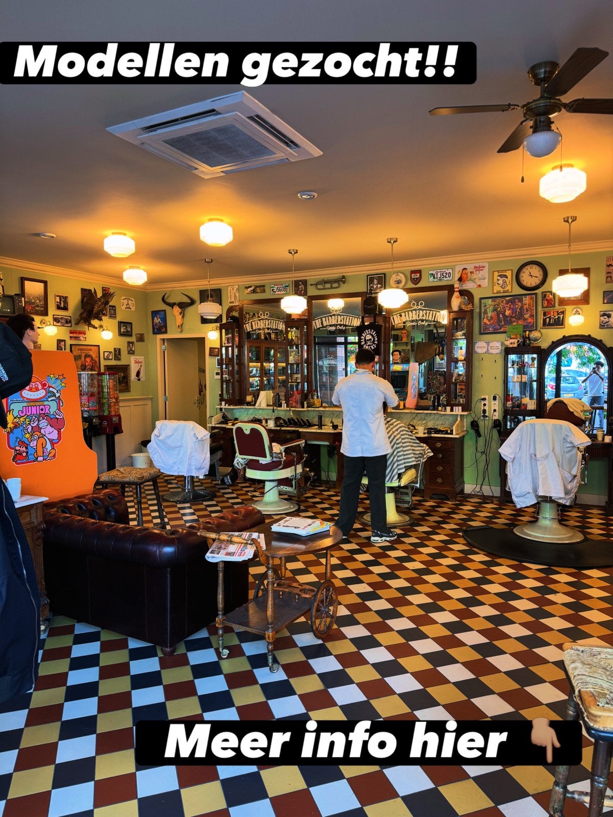 Modellen gezocht bij Barberstation Uden