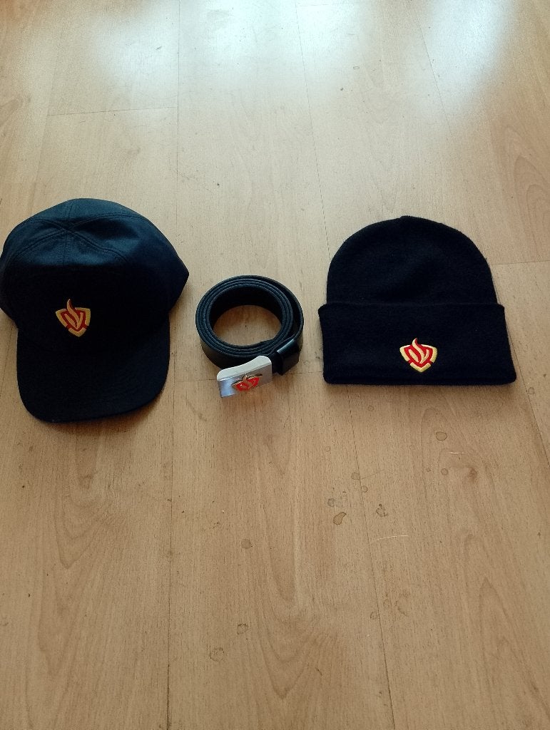 Verzamel set brandweer, Ophalen of Verzenden, Landmacht, Nederland, Helm of Baret