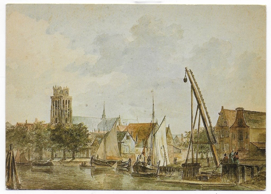 Dordrecht Kalkhaven Ongelopen Ansichtkaart (B7904 ), Ophalen of Verzenden, 1980 tot heden, Ongelopen, Zuid-Holland