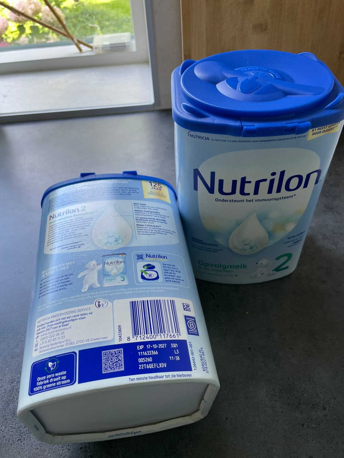 2x Nutrilon 2 opvolgmelk 6-10 maanden, Ophalen of Verzenden, Nieuw, Overige typen, Nutrilon