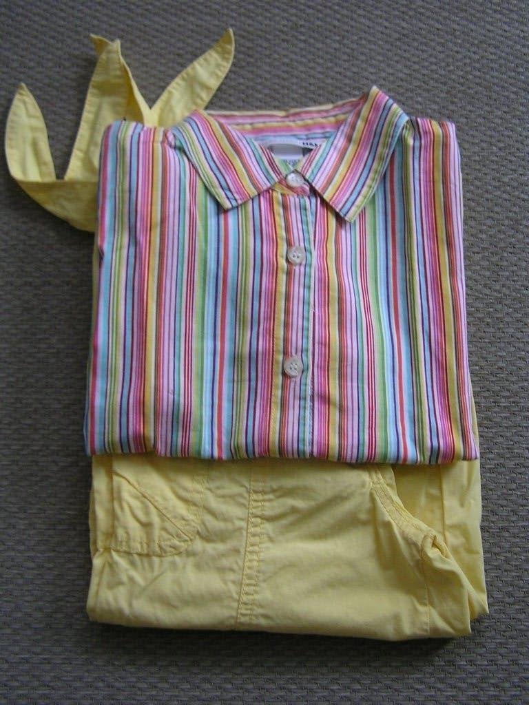 Vrolijke meidenset maat 128/134., Nieuw, Ophalen of Verzenden, Setje, Villa Happ & H&M