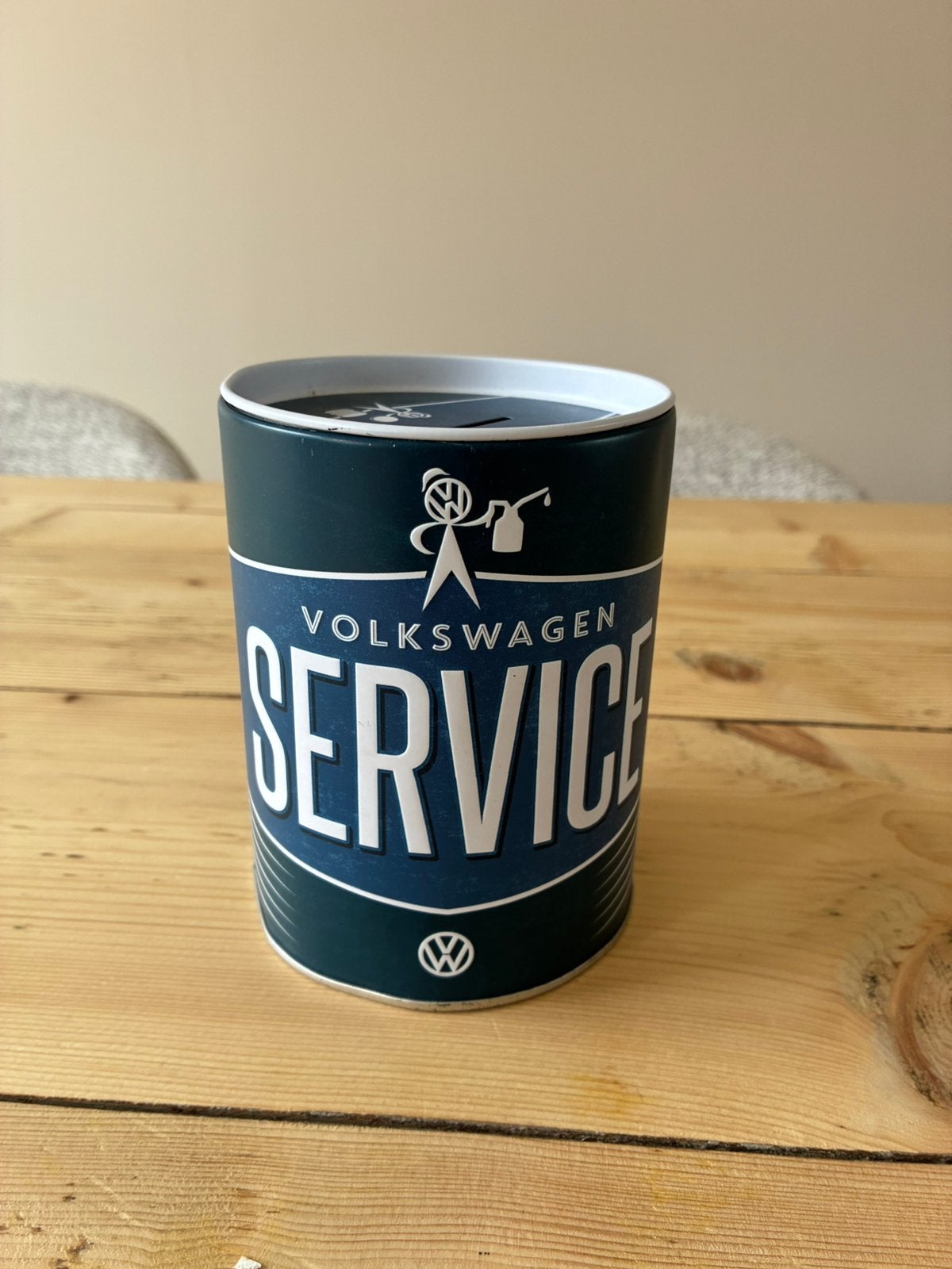 Spaarpot van metaal van Volkswagen, Ophalen of Verzenden, Zo goed als nieuw, Metaal of Blik, Vervoermiddel