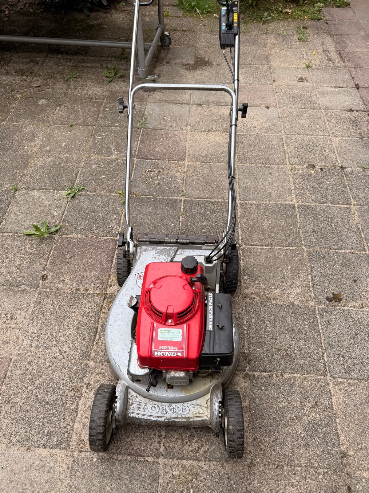 Honda HR194 Benzine Grasmaaier - Betrouwbaar en Krachtig, Tuin en Terras, Grasmaaiers, Ophalen, Cirkelmaaier, Gebruikt, 40 t/m 49 cm